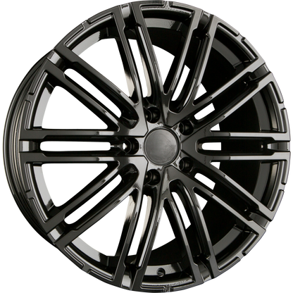 GMP Italia Targa Shiny Black Alufelge 10x20 Zoll ET19 LK 5x112 ML66.6 – Bild 2