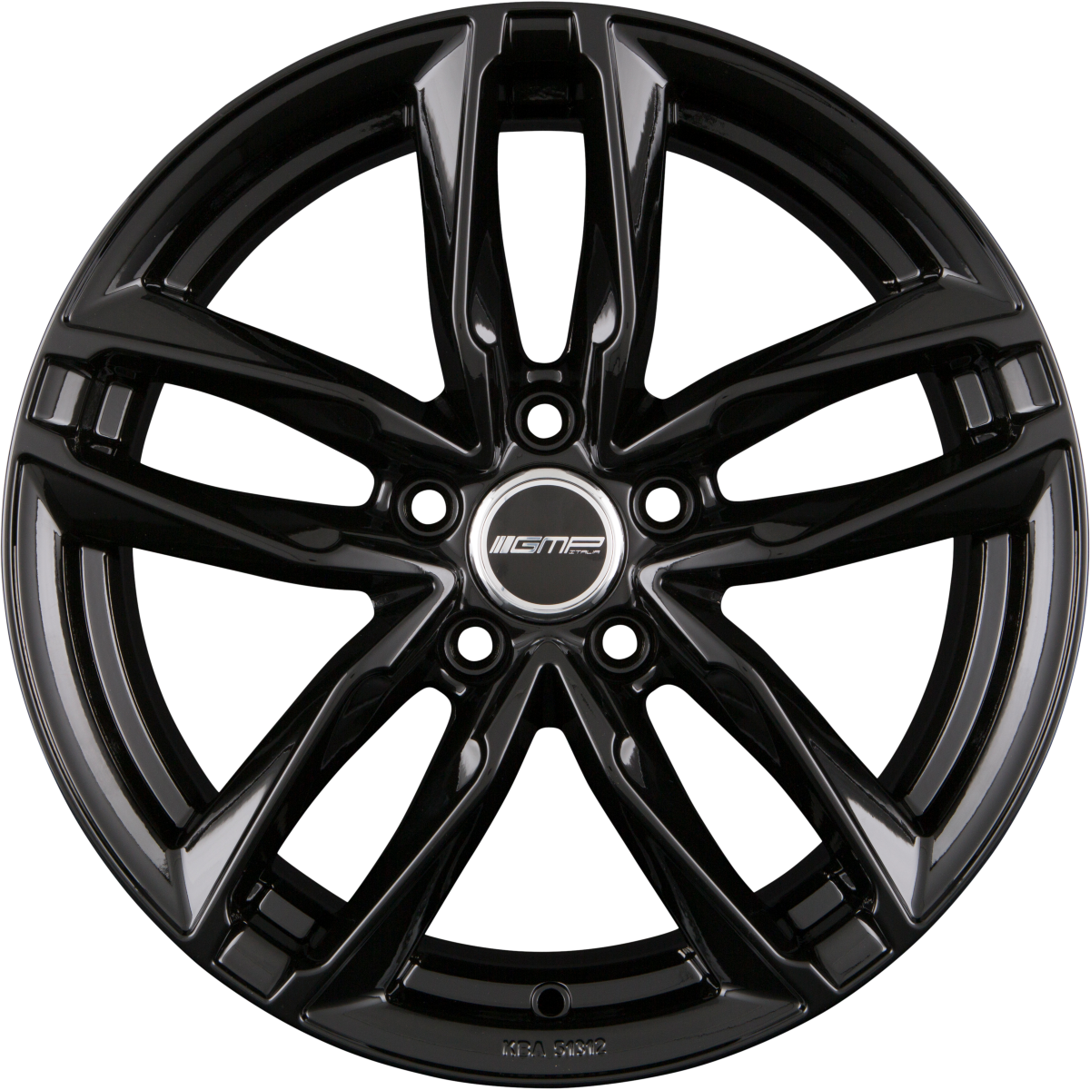 GMP Italia Atom Shiny Black Alufelge 7.5x17 Zoll ET35 LK 5x100 ML57.1