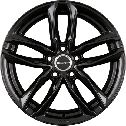 GMP Italia Atom Shiny Black Alufelge 7.5x17 Zoll ET35 LK 5x100 ML57.1