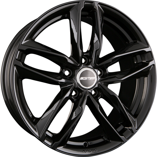 GMP Italia Atom Shiny Black Alufelge 7.5x17 Zoll ET35 LK 5x100 ML57.1 – Bild 2