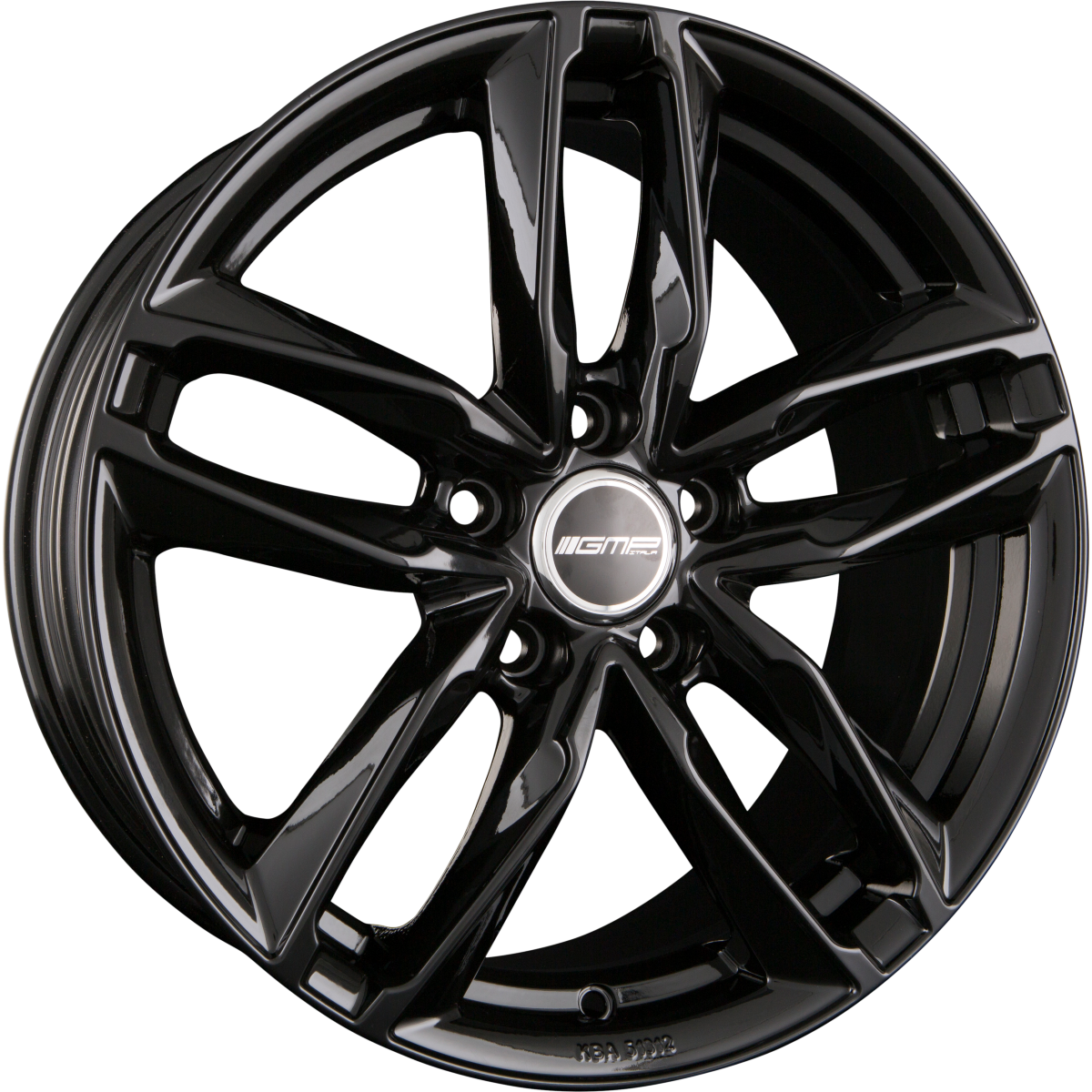 GMP Italia Atom Shiny Black Alufelge 7.5x17 Zoll ET35 LK 5x100 ML57.1 – Bild 2