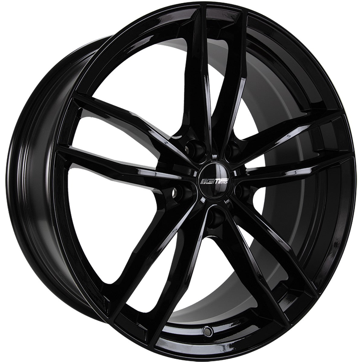 GMP Swan black glossy Alufelge 8.5x20 Zoll ET35 LK 5x112 ML66.6