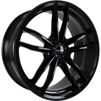GMP Swan black glossy Alufelge 9.5x20 Zoll ET45 LK 5x120 ML72.6
