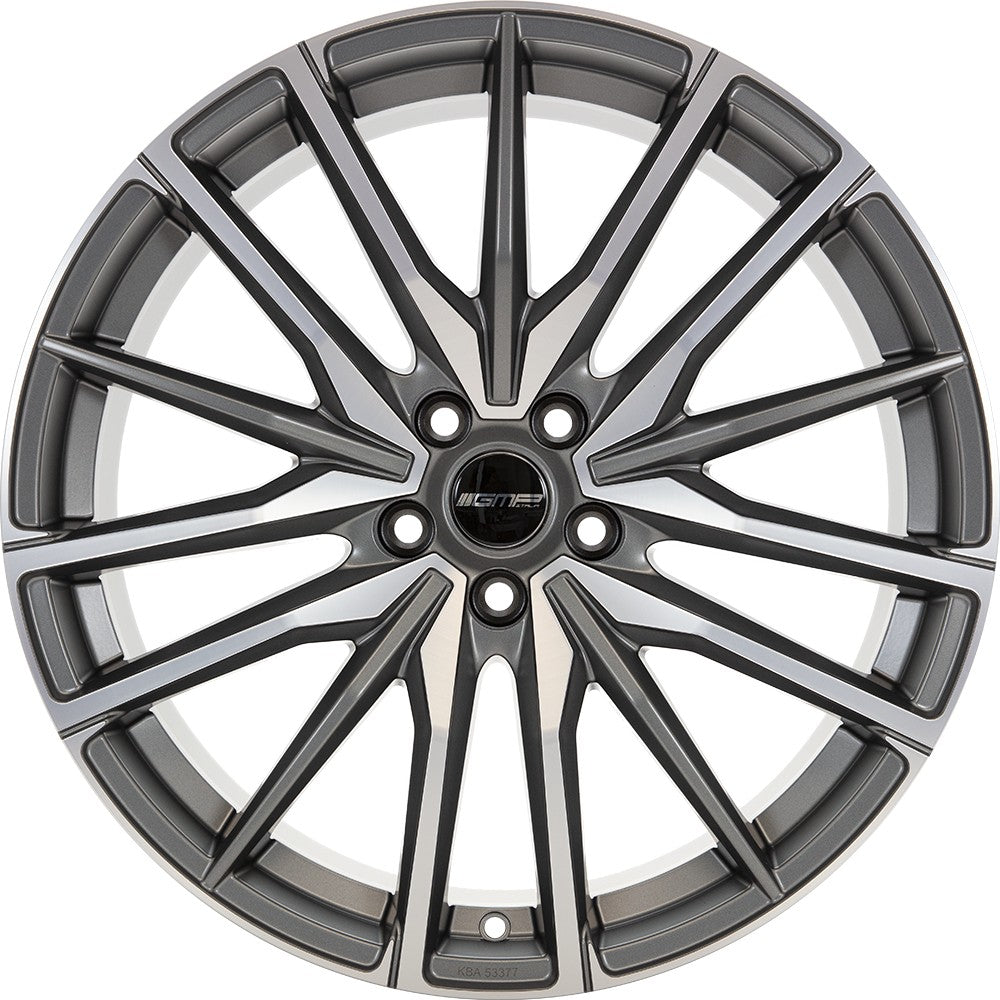 GMP Sparta anthracite matt diamond Alufelge 9.5x22 Zoll ET37 LK 5x112 ML66.6 – Bild 2