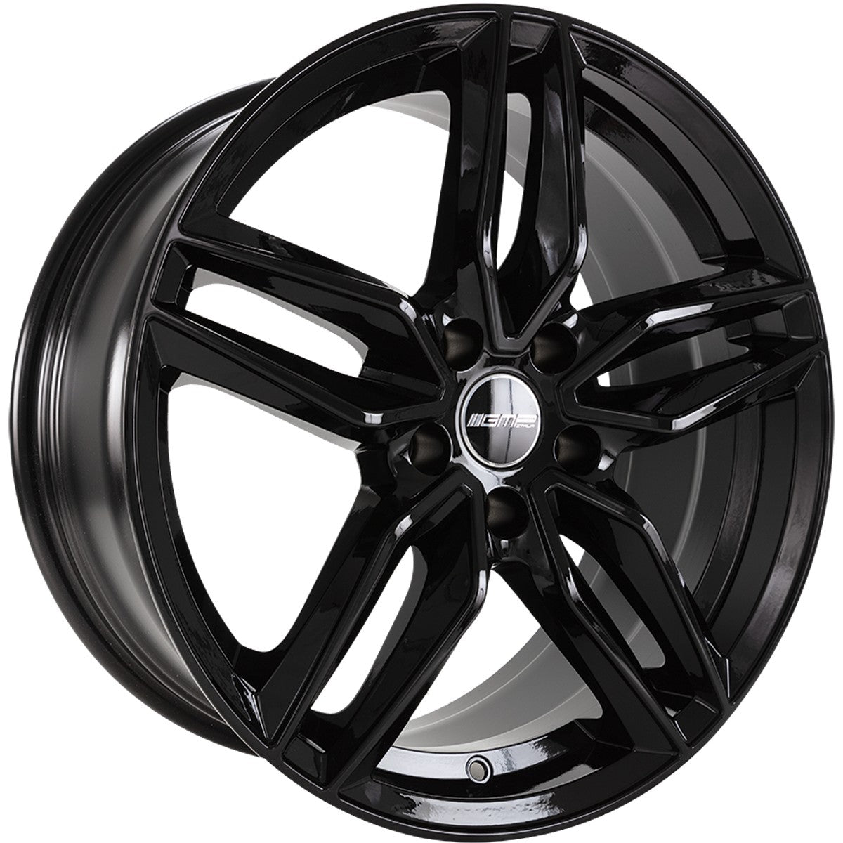 GMP Fasten black glossy Alufelge 7.5x17 Zoll ET45 LK 5x112 ML66.6