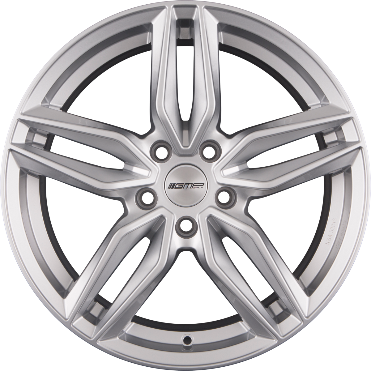 GMP Fasten silver Alufelge 8x19 Zoll ET35 LK 5x112 ML66.6 – Bild 3