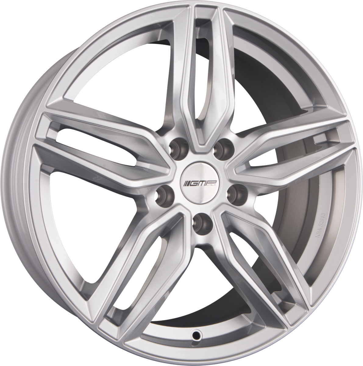 GMP Italia Fasten Silver Alufelge 8x19 Zoll ET45 LK 5x112 ML66.6 – Bild 2