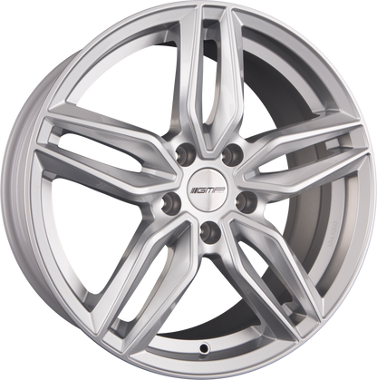GMP Italia Fasten Silver Alufelge 8x19 Zoll ET45 LK 5x112 ML66.6 – Bild 2
