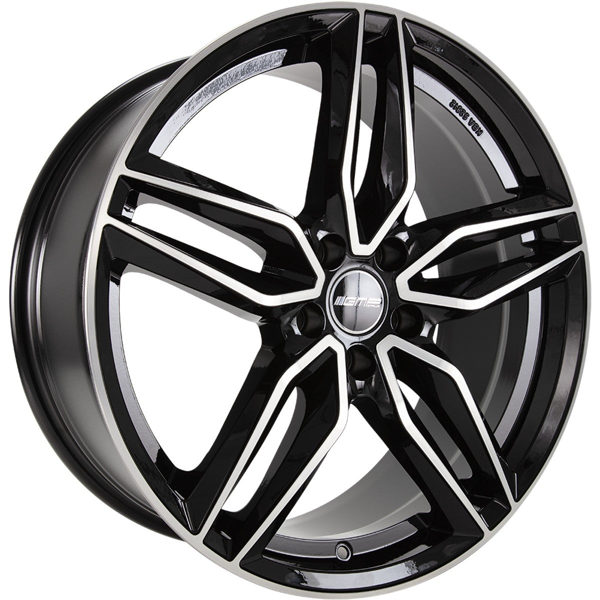 GMP Fasten black diamond Alufelge 9x19 Zoll ET48 LK 5x112 ML66.6