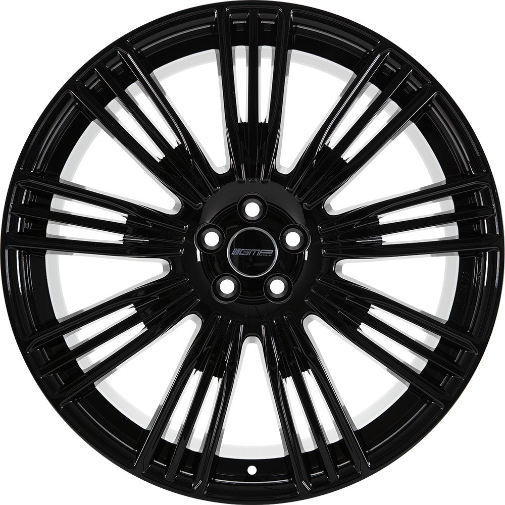 GMP Coventry black glossy Alufelge 9.5x22 Zoll ET49 LK 5x120 ML72.6 – Bild 2
