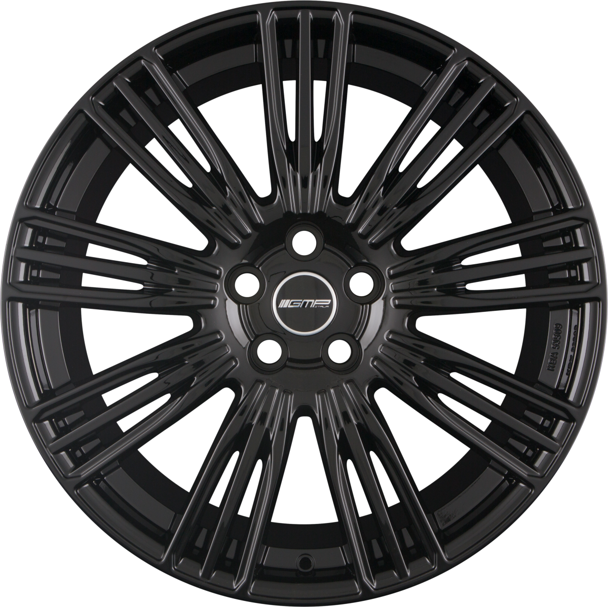 GMP Italia Coventry Glossy Black Alufelge 9x21 Zoll ET42 LK 5x108 ML63.4