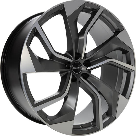 GMP Rebel anthracite matt diamond Alufelge 10x23 Zoll ET30 LK 5x112 ML66.5