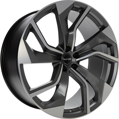 GMP Rebel anthracite matt diamond Alufelge 10x23 Zoll ET30 LK 5x112 ML66.5