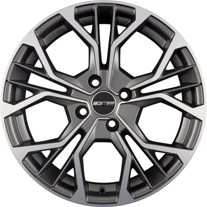 GMP Italia Matisse Matt Anthracite Diamond Alufelge 6.5x16 Zoll ET35 LK 4x98 ML58.1