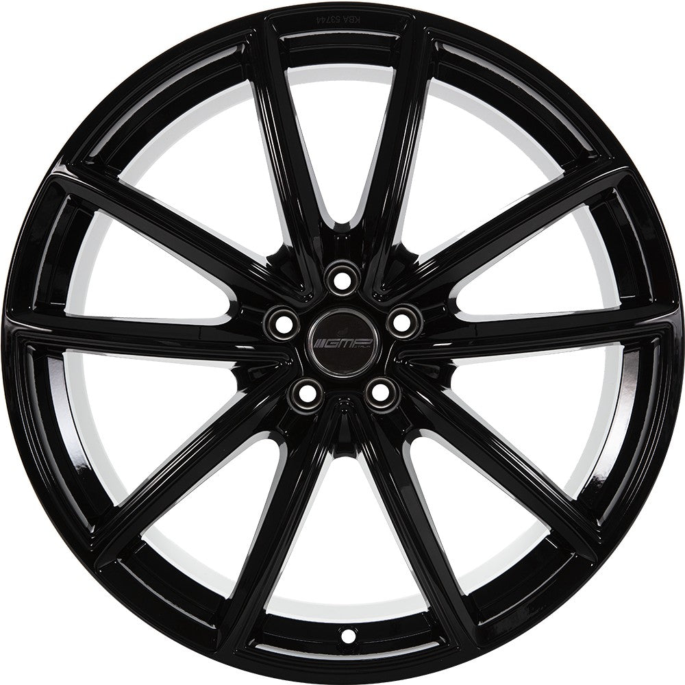 GMP Titan black glossy Alufelge 9.5x21 Zoll ET26 LK 5x112 ML66.5 – Bild 2