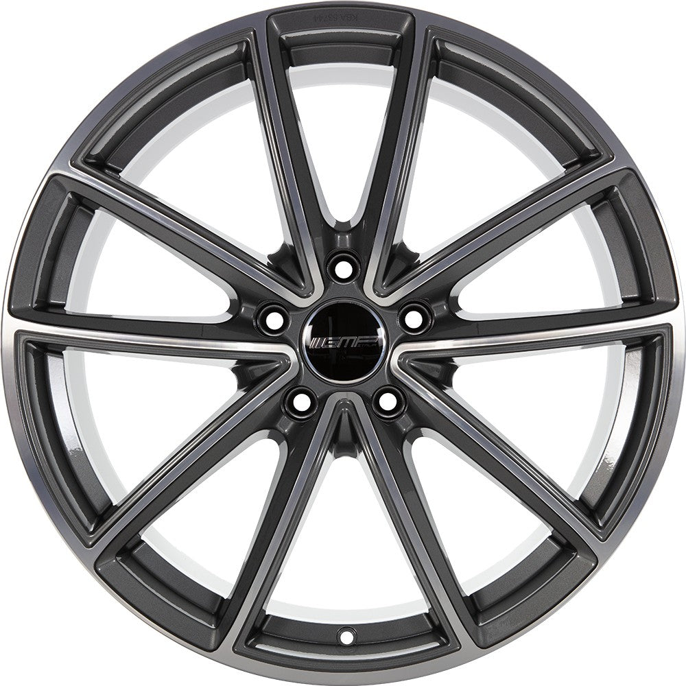 GMP Titan anthracite diamond Alufelge 9.5x21 Zoll ET60 LK 5x130 ML71.6 – Bild 2