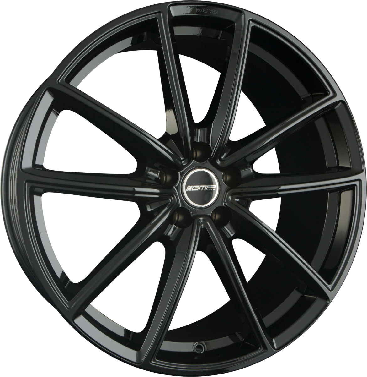 GMP Italia Titan Glossy Black Alufelge 10.5x20 Zoll ET19 LK 5x112 ML66.6 – Bild 2