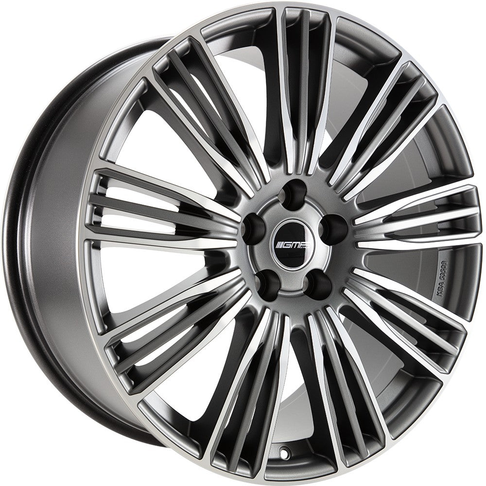 GMP Coventry anthracite matt diamond Alufelge 9.5x22 Zoll ET43 LK 5x120 ML72.6