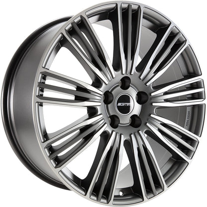 GMP Coventry anthracite matt diamond Alufelge 9.5x22 Zoll ET43 LK 5x120 ML72.6