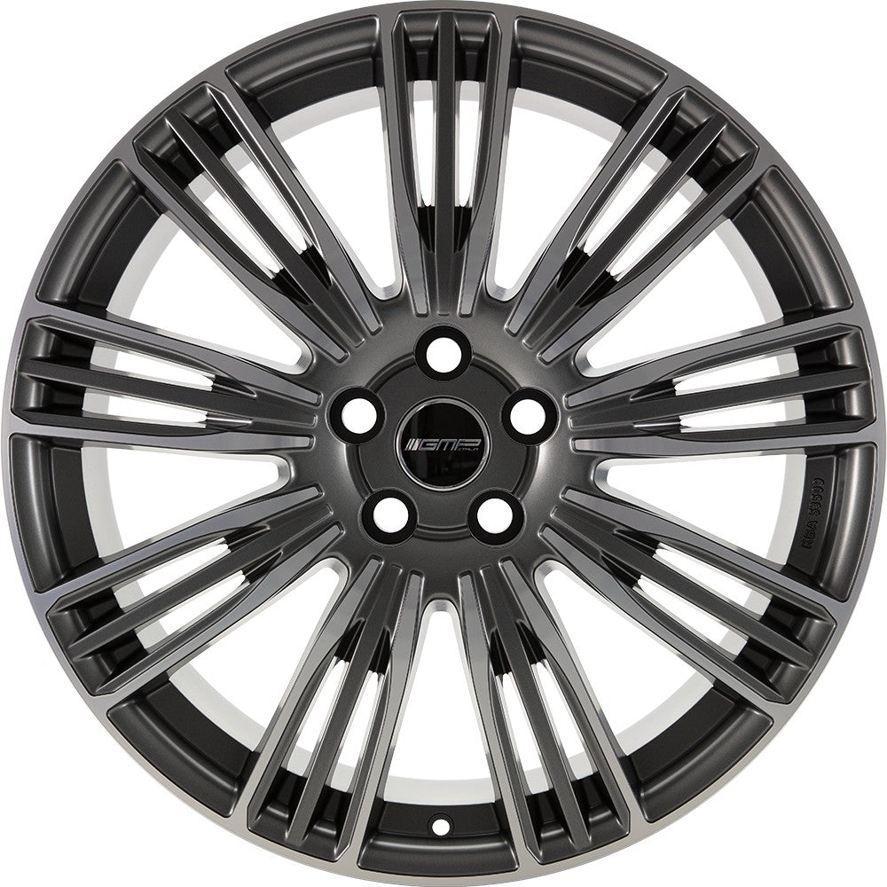 GMP Coventry anthracite matt diamond Alufelge 9.5x22 Zoll ET43 LK 5x120 ML72.6 – Bild 2