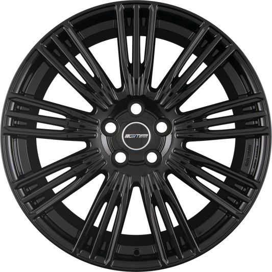 GMP Italia Coventry Glossy Black Alufelge 9.5x22 Zoll ET43 LK 5x120 ML72.6