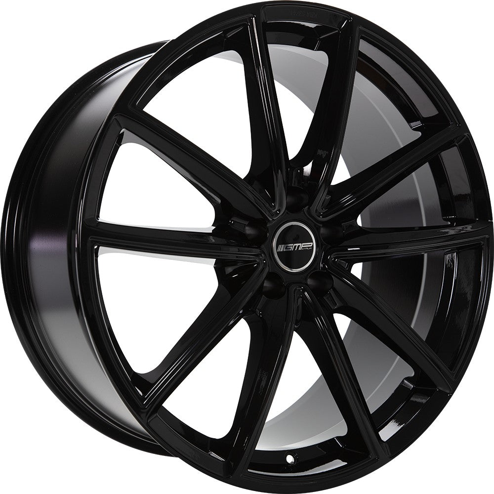 GMP Titan black glossy Alufelge 9.5x20 Zoll ET54 LK 5x130 ML71.6