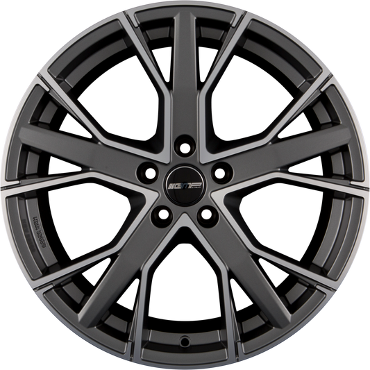 GMP Italia Gunner Matt Anthracite Diamond Alufelge 8.5x21 Zoll ET40 LK 5x112 ML57.1