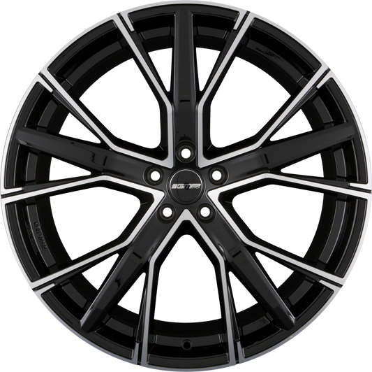 GMP Italia Gunner Black Diamond Alufelge 9x22 Zoll ET40 LK 5x112 ML66.6