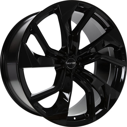 GMP Rebel black glossy Alufelge 9x22 Zoll ET30 LK 5x112 ML66.5