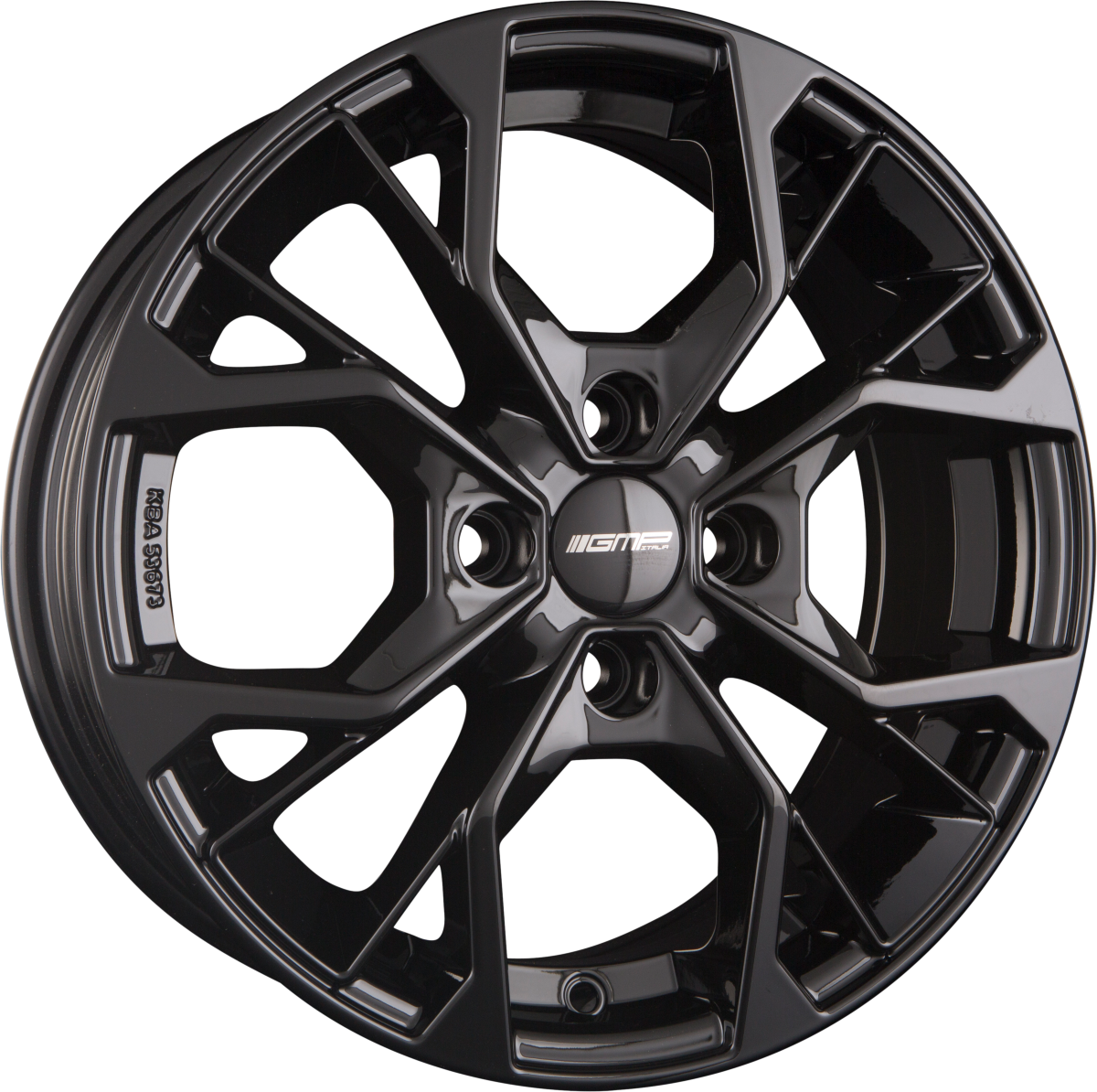 GMP Italia Matisse Glossy Black Alufelge 8.5x20 Zoll ET40 LK 5x108 ML63.4 – Bild 2
