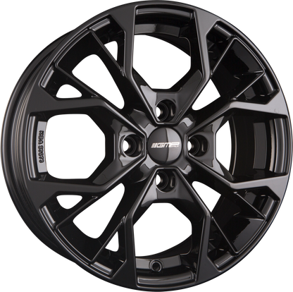 GMP Italia Matisse Glossy Black Alufelge 8.5x20 Zoll ET40 LK 5x108 ML63.4 – Bild 2