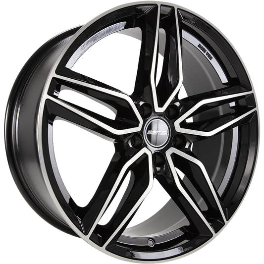 GMP Fasten black diamond Alufelge 7.5x18 Zoll ET45 LK 5x112 ML66.6