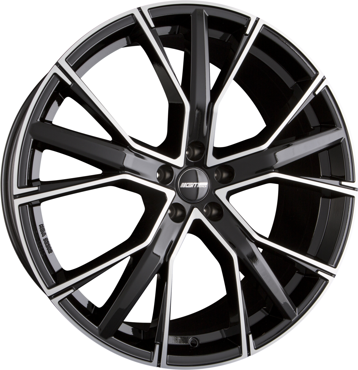 GMP Italia Gunner Black Diamond Alufelge 8x18 Zoll ET45 LK 5x112 ML57.1 – Bild 2