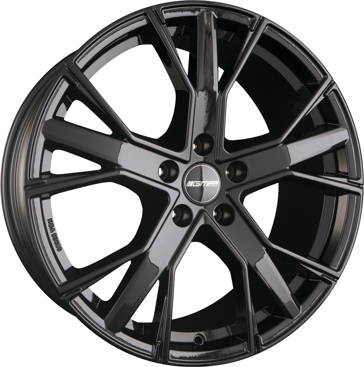 GMP Italia Gunner Glossy Black Alufelge 8.5x19 Zoll ET35 LK 5x112 ML57.1 – Bild 2