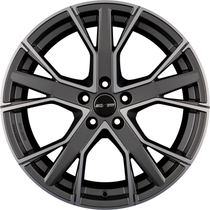 GMP Italia Gunner Matt Anthracite Diamond Alufelge 8.5x19 Zoll ET45 LK 5x112 ML57.1