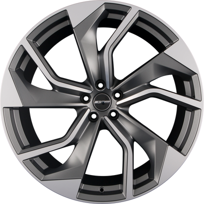 GMP Italia Rebel Anthracite Matt Diamond Alufelge 8.5x20 Zoll ET45 LK 5x112 ML57.1