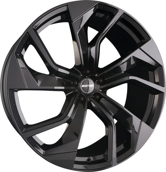 GMP Italia Rebel Glossy Black Alufelge 8.5x20 Zoll ET45 LK 5x112 ML57.1 – Bild 2
