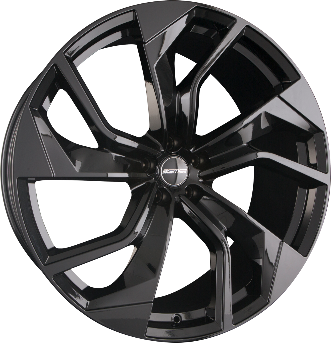 GMP Italia Rebel Glossy Black Alufelge 9x20 Zoll ET38 LK 5x112 ML57.1 – Bild 2