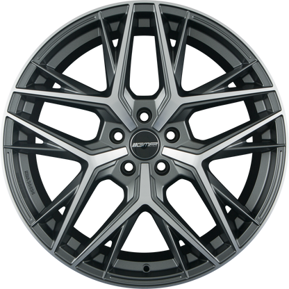 GMP Lunica anthracite matt diamond Alufelge 7.5x19 Zoll ET45 LK 5x114.3 ML73.1 – Bild 3