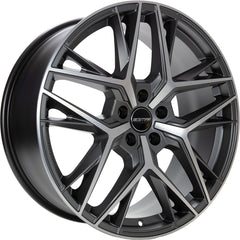 GMP Lunica anthracite matt diamond Alufelge 7.5x19 Zoll ET45 LK 5x114.3 ML73.1