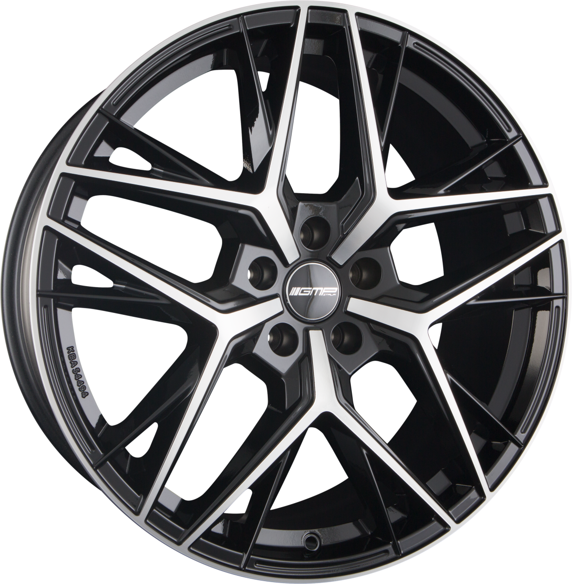 GMP Lunica black diamond Alufelge 7.5x18 Zoll ET40 LK 5x110 ML65.1 – Bild 4