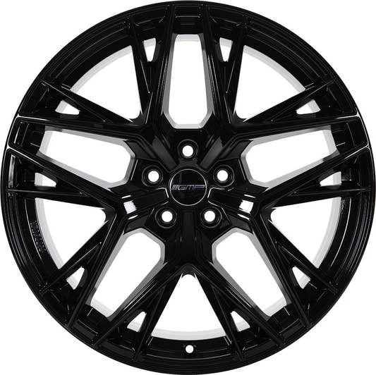 GMP Lunica black glossy Alufelge 7.5x18 Zoll ET45 LK 5x112 ML66.6 – Bild 2