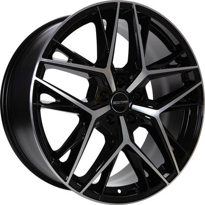 GMP Lunica black diamond Alufelge 8x18 Zoll ET30 LK 5x110 ML65.1