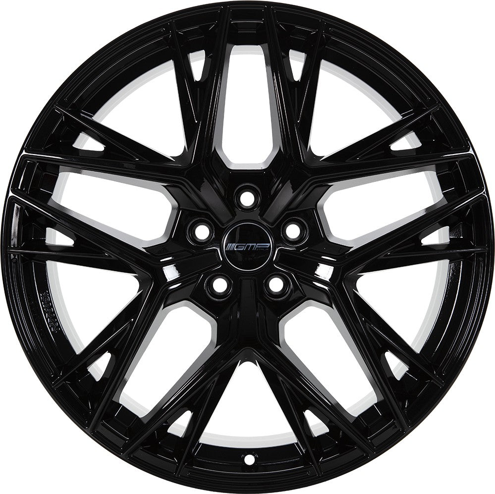 GMP Lunica black glossy Alufelge 8x18 Zoll ET30 LK 5x110 ML65.1 – Bild 2