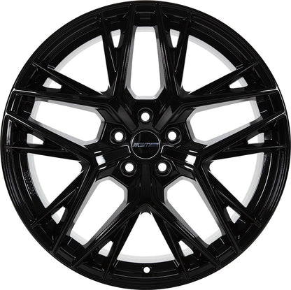 GMP Lunica black glossy Alufelge 8x18 Zoll ET30 LK 5x110 ML65.1 – Bild 2
