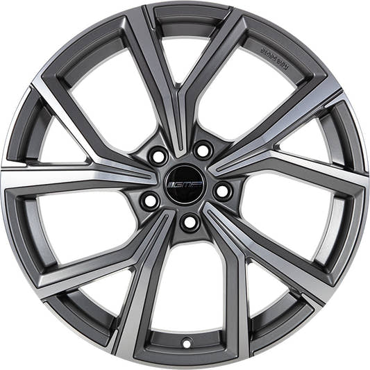 GMP Mentor anthracite matt diamond Alufelge 7x17 Zoll ET45 LK 5x100 ML57.1 – Bild 2