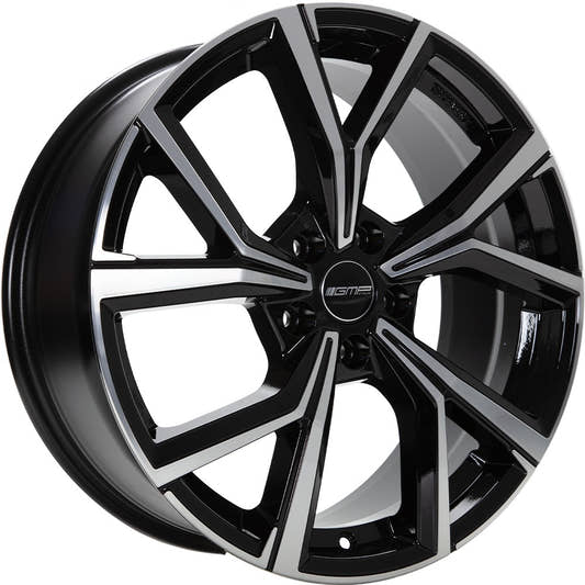 GMP Mentor black diamond Alufelge 7x17 Zoll ET45 LK 5x100 ML57.1