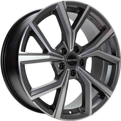 GMP Mentor anthracite matt diamond Alufelge 7x17 Zoll ET45 LK 5x100 ML73.1