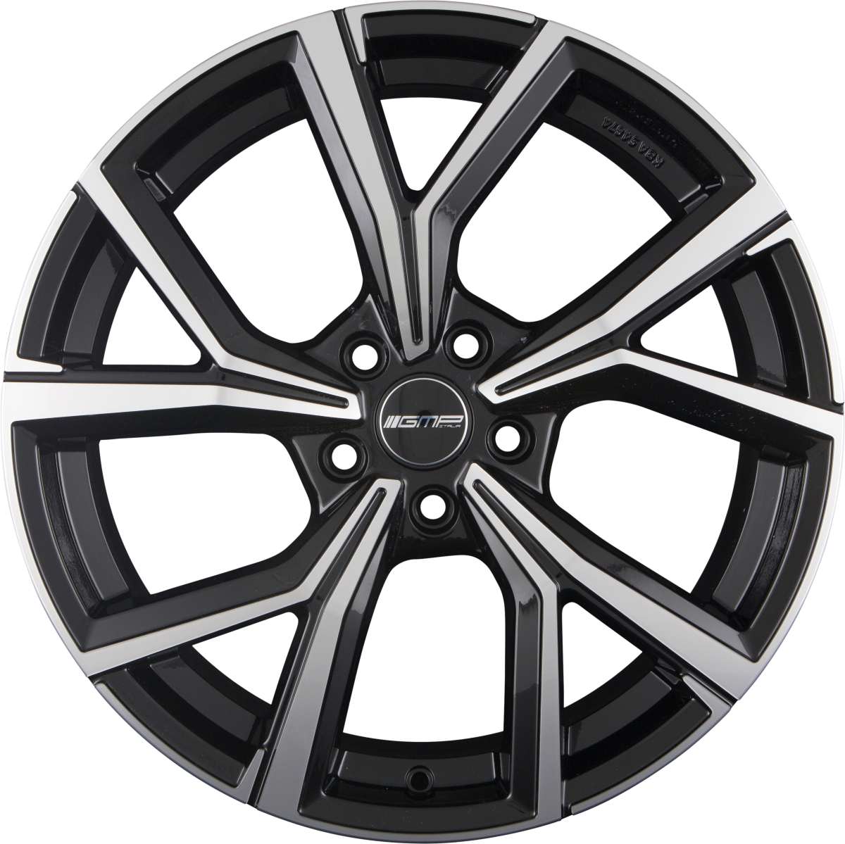 GMP Mentor black diamond Alufelge 7x17 Zoll ET35 LK 5x112 ML66.5 – Bild 3