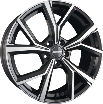 GMP Mentor black diamond Alufelge 7x17 Zoll ET35 LK 5x112 ML66.5 – Bild 4